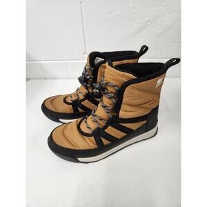 Sorel Women's Whitney II Short Lace Boots, Size 6, In Elk & Black. Snow-boots